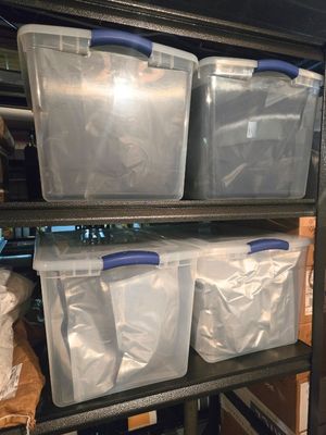 Storage Bins with Mylar Meals